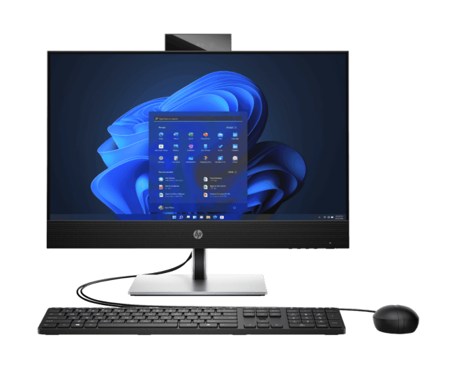 Todo en uno HP ProOne 440 G9 23.8 pulgadas All-in-One vista frontal color negro